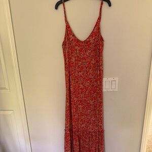 O'Neill Red Midi Sundress